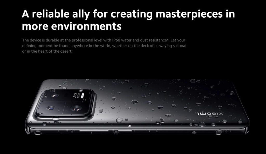 Xiaomi 13 Pro 防水・防塵