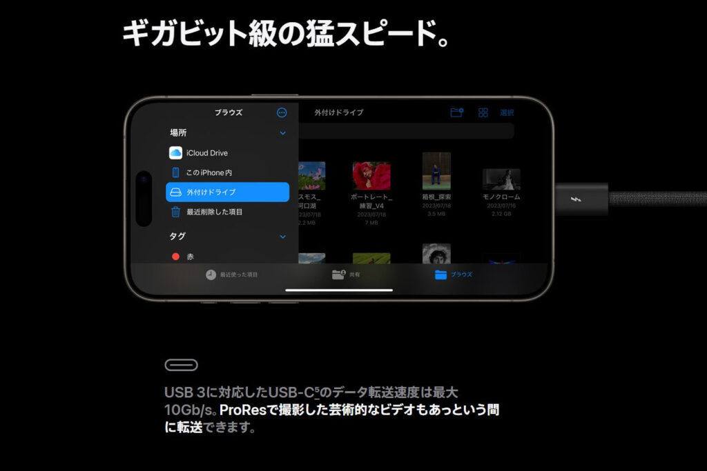 Iphone 15 pro USB TypeC