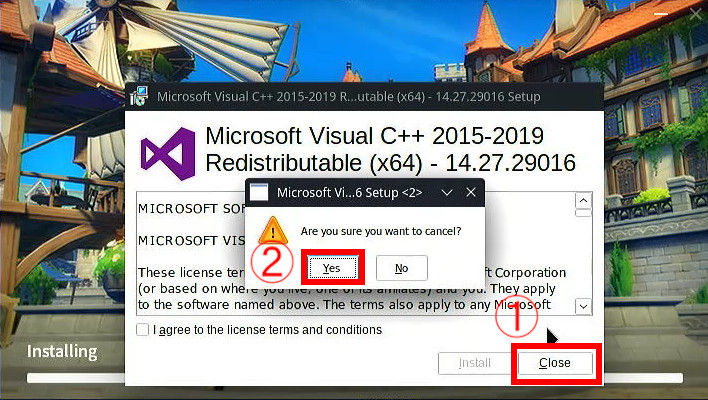 Microsoft Visual C++インストール確認